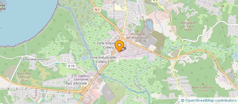 localisation de l'entreprise EN'O GUYANE  CAYENNE