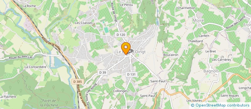 localisation de l'entreprise EN PARALLELE à VAL D'OINGT