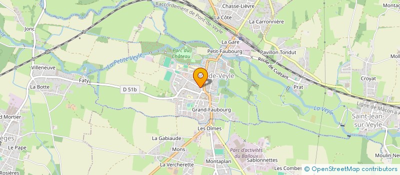 localisation de l'entreprise EN PARFAIT ACCORD  PONT-DE-VEYLE