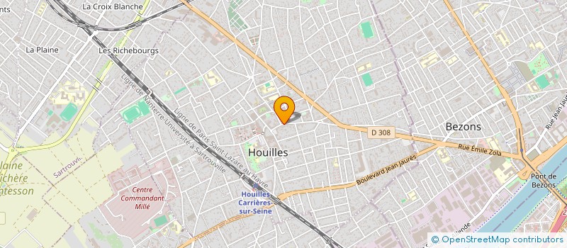 localisation de l'entreprise EN PARTICULIER à HOUILLES