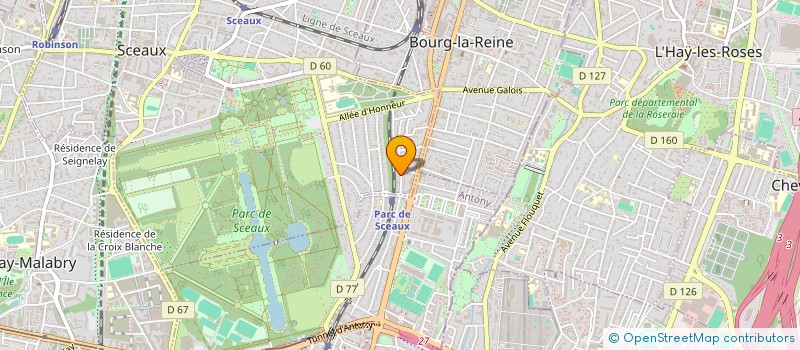 localisation de l'entreprise EN PASSANT PAR L'ART à SCEAUX