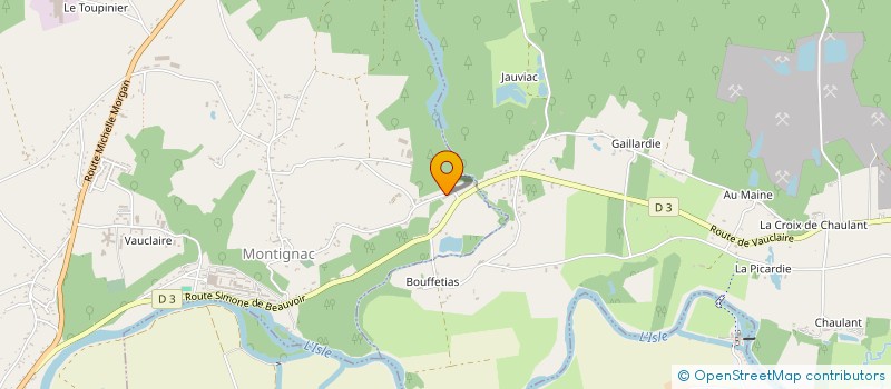 localisation de l'entreprise EN PATTE I  MONTPON-MENESTEROL