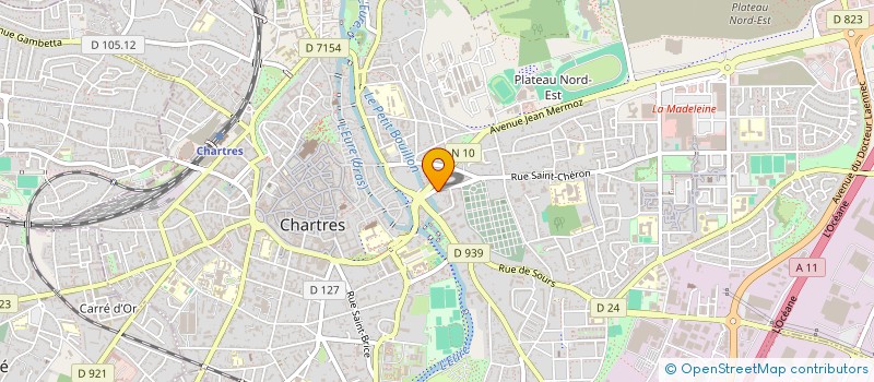 localisation de l'entreprise EN PERSPECTIVE URBANISME AMENAGEMENT à CHARTRES