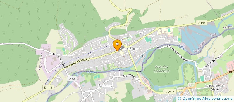 localisation de l'entreprise EN PISTE  EZY-SUR-EURE