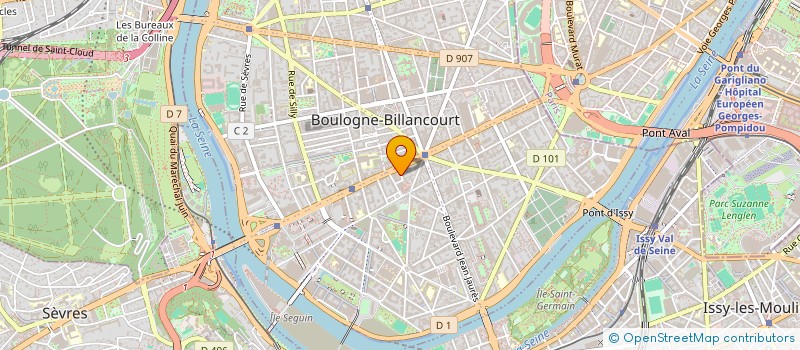localisation de l'entreprise EN PLEINE PROD à BOULOGNE-BILLANCOURT