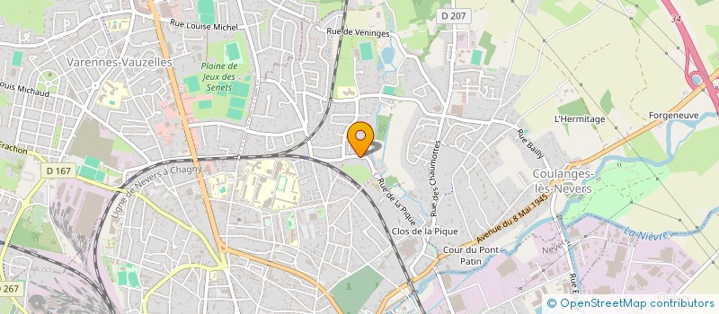 localisation de l'entreprise EN PLEINE TERRE à COULANGES-LES-NEVERS