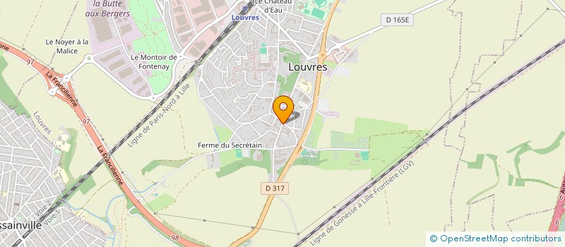 localisation de l'entreprise EN PRO TEC à LOUVRES