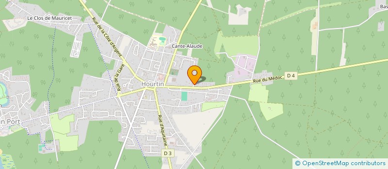 localisation de l'entreprise EN PROJECT  HOURTIN