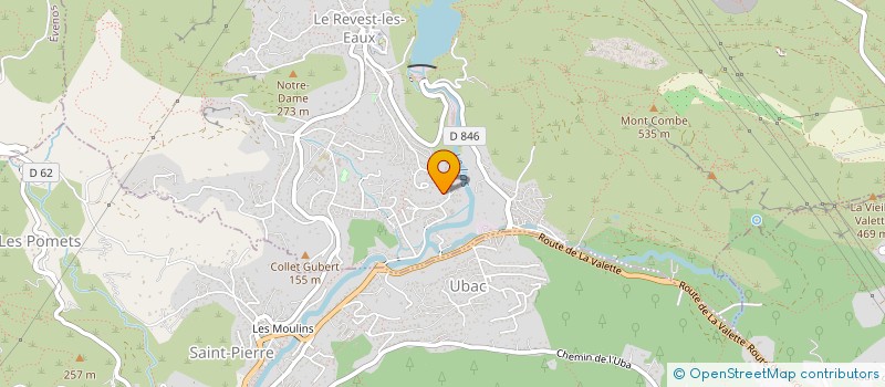 localisation de l'entreprise EN PROVENCE  LE REVEST-LES-EAUX