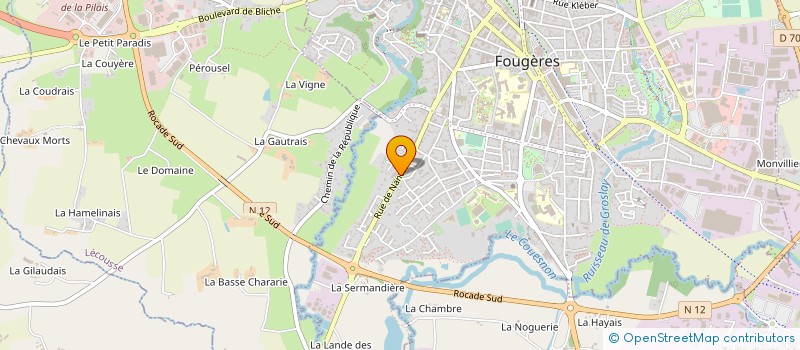 localisation de l'entreprise EN PROVENCE  FOUGERES