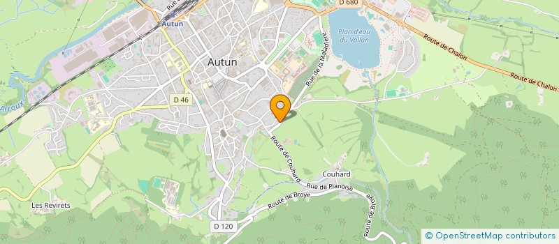 localisation de l'entreprise EN QUETE à AUTUN