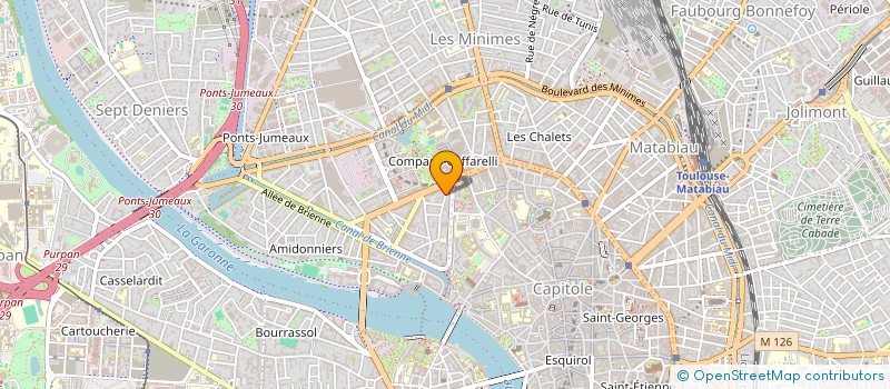 localisation de l'entreprise EN QUILLES SOUS ROCHE  TOULOUSE