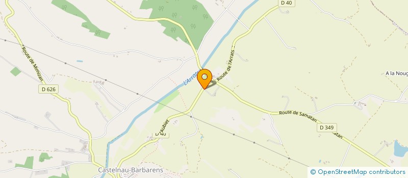 localisation de l'entreprise EN QUINSAC  CASTELNAU-BARBARENS