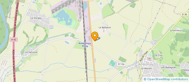 localisation de l'entreprise EN REBATTE à AMBRONAY