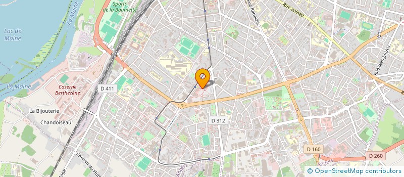 localisation de l'entreprise EN ROSES ET LOIRE à ANGERS