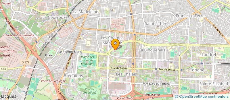 localisation de l'entreprise EN ROUE LIBRE  RENNES