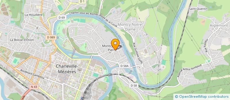 localisation de l'entreprise EN ROUES LIBRES !  CHARLEVILLE-MEZIERES