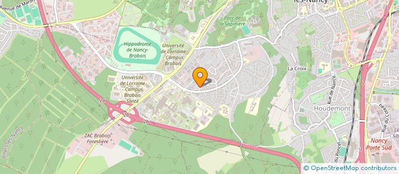 localisation de l'entreprise EN ROUES LIBRES  VANDUVRE-LES-NANCY