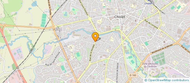 localisation de l'entreprise EN ROUTE POUR L'AFRIQUE à CHOLET