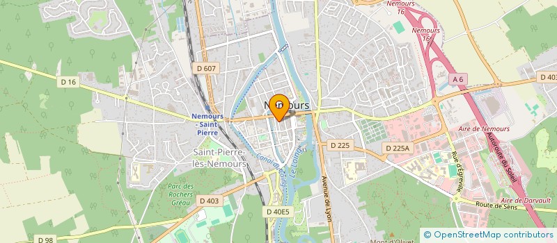 localisation de l'entreprise EN ROUTE POUR L'AVENIR  NEMOURS