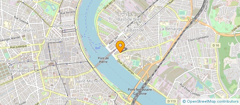 localisation de l'entreprise EN ROUTE POUR TRAVAILLER à BORDEAUX