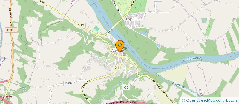 localisation de l'entreprise EN ROUTE VERS COMPOSTELLE  AUVILLAR