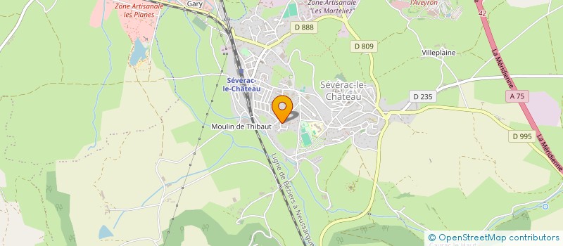 localisation de l'entreprise EN ROUTE VERS L'APRES à SEVERAC D'AVEYRON