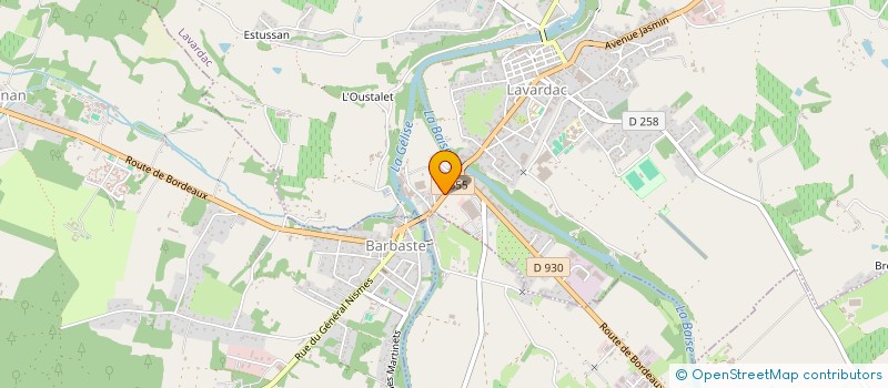 localisation de l'entreprise EN ROUTE VERS L AVENIR à LAVARDAC