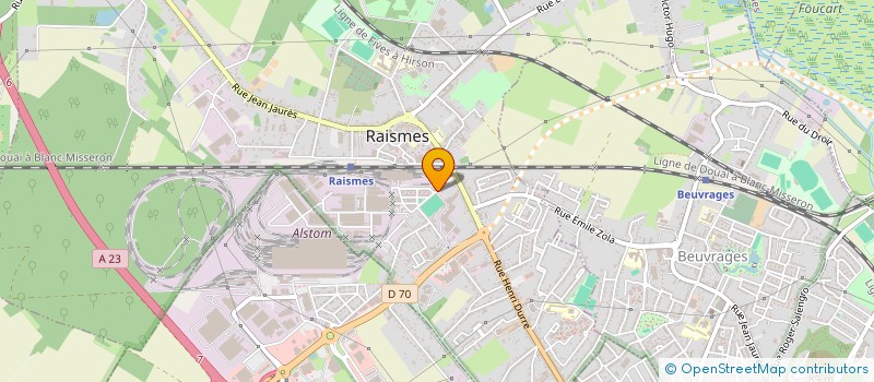 localisation de l'entreprise EN ROUTE VERS LA GUERISON  RAISMES