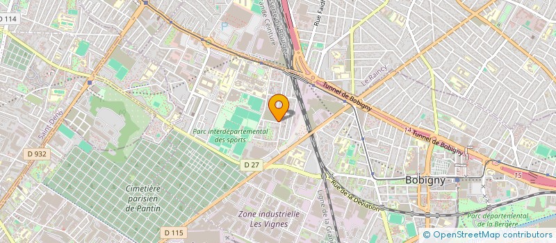 localisation de l'entreprise EN ROUTE VERS LA LUMIERE à BOBIGNY