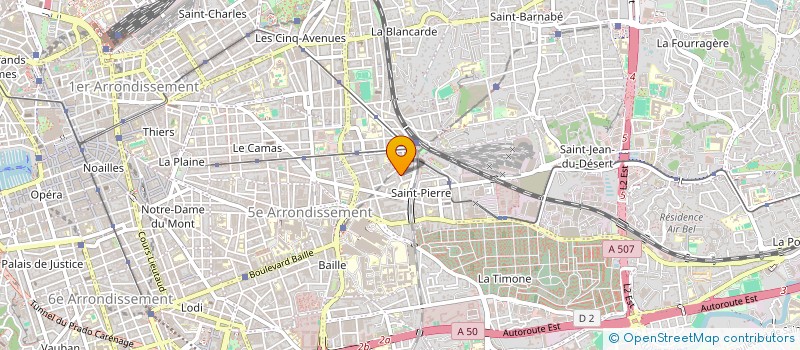 localisation de l'entreprise EN SCENE à MARSEILLE