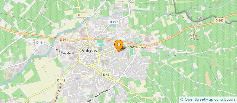 localisation de l'entreprise EN SCENE  VALREAS