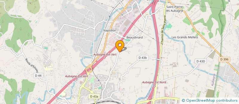 localisation de l'entreprise EN SCENE A AUBAGNE  AUBAGNE