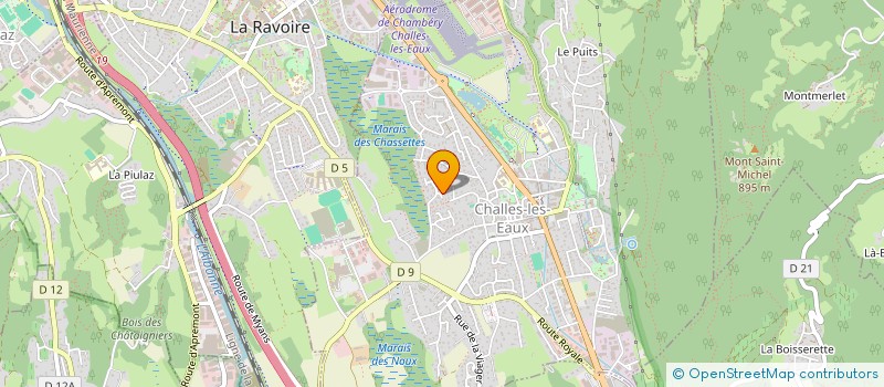 localisation de l'entreprise EN SCENE LYCEENS  CHALLES-LES-EAUX