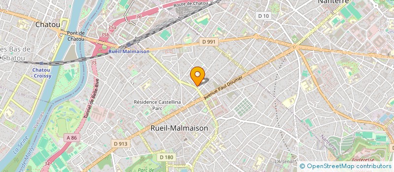 localisation de l'entreprise EN SCENE MARCEL à RUEIL-MALMAISON