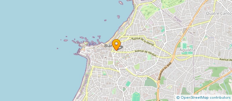 localisation de l'entreprise EN SCENE STUDIOS ARTISTIQUES COTE BASQUE SACB à BIARRITZ