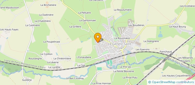 localisation de l'entreprise EN SELLE CONTRE LE CANCER  LE GENEST-SAINT-ISLE