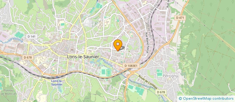 localisation de l'entreprise EN SORTANT DE L ECOLE PREVERT à LONS-LE-SAUNIER