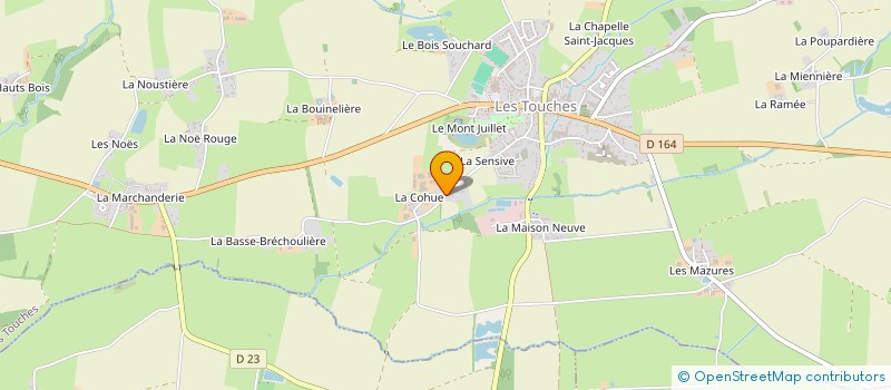 localisation de l'entreprise EN TERRE A GRANDIR à LES TOUCHES