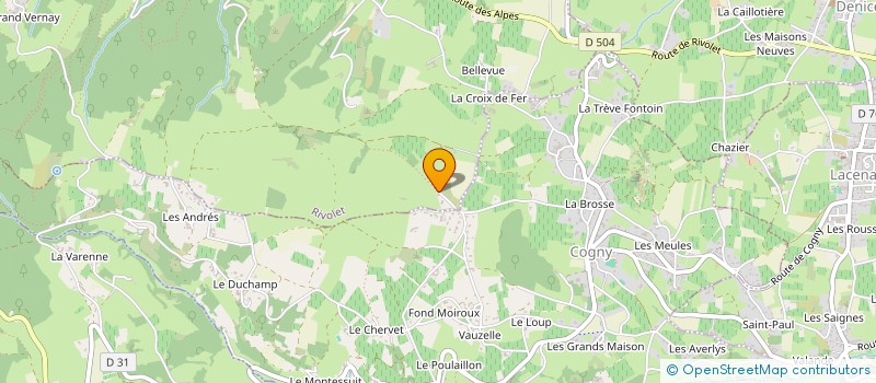 localisation de l'entreprise EN TERRES BERBERES  RIVOLET