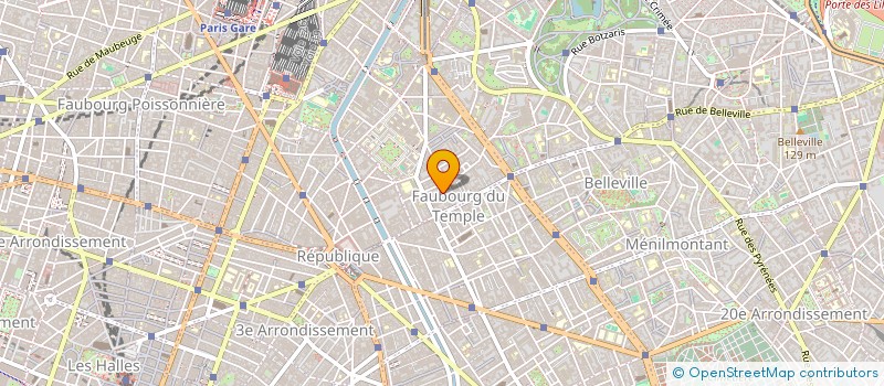 localisation de l'entreprise EN TETE A CORPS  PARIS