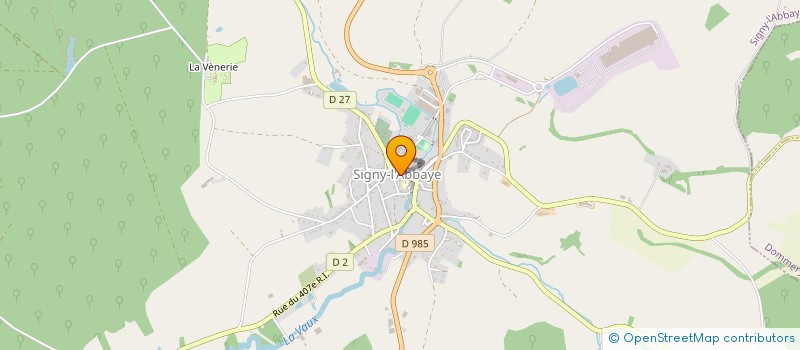 localisation de l'entreprise EN TETE A TETE  SIGNY-L'ABBAYE