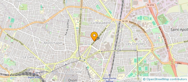 localisation de l'entreprise EN TOUTE BEAUTE à DIJON