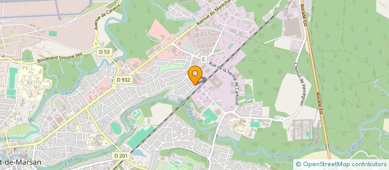 localisation de l'entreprise EN TOUTE FRANCHISE DEPARTEMENT DES LANDES à MONT-DE-MARSAN