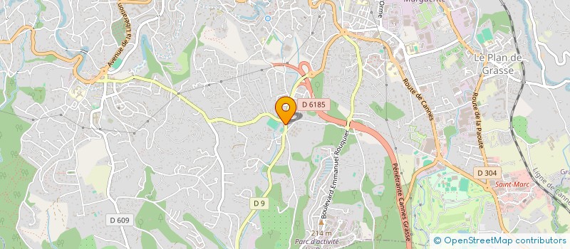 localisation de l'entreprise EN TRACT TOUR  GRASSE