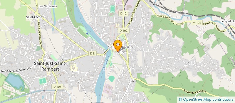 localisation de l'entreprise EN UN CLIX  SAINT-JUST-SAINT-RAMBERT