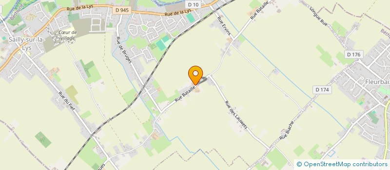 localisation de l'entreprise EN VADROUILLE  SAILLY-SUR-LA-LYS