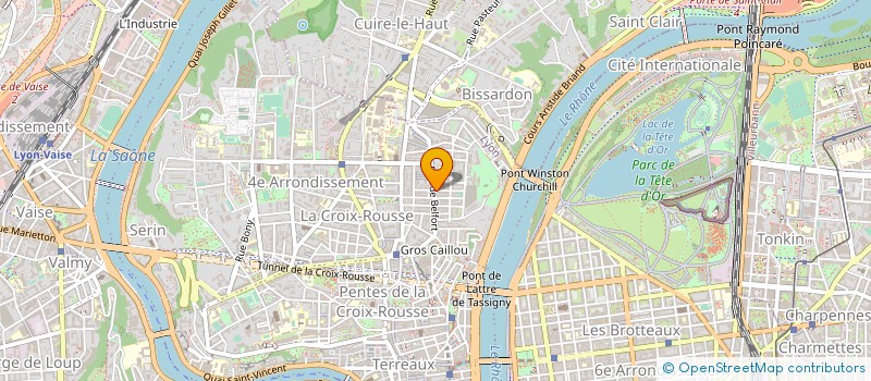 localisation de l'entreprise EN VERRE ET CONTRE TOUT à LYON