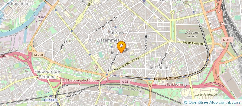 localisation de l'entreprise EN VERRE ET POUR TOUS à LILLE