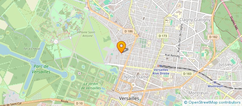 localisation de l'entreprise EN VERS ET CONTRE MUSES à VERSAILLES